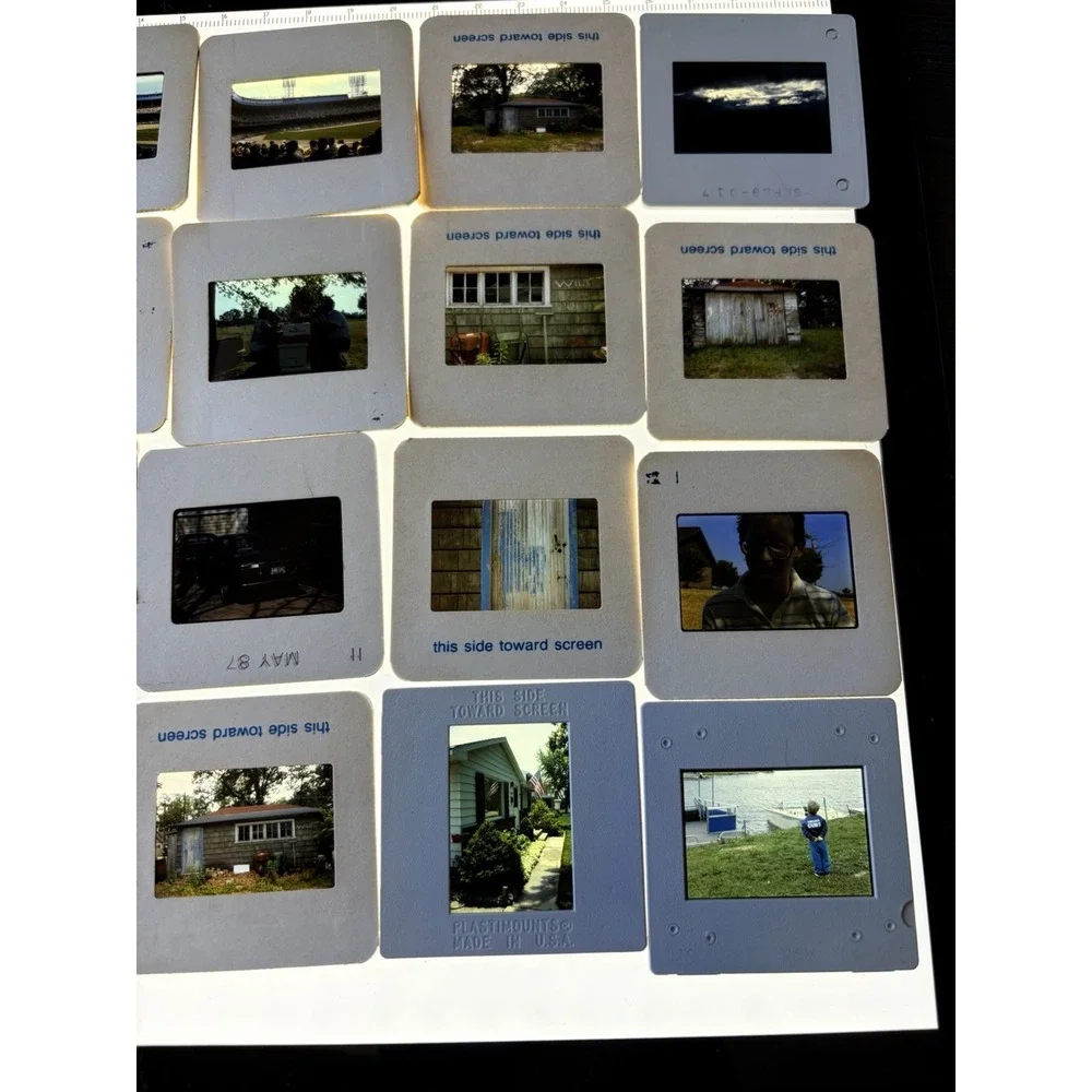 Vintage 35mm Slides Lot of 81 Color Unsearched Randomly Selected Variety